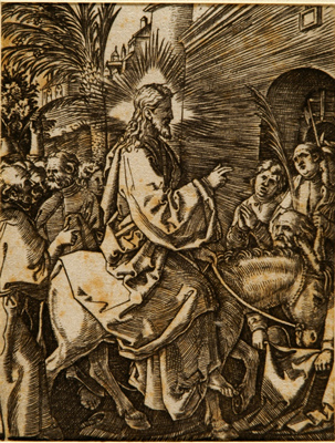 Raimondi Marcantonio - Entrata di Cristo in Gerusalemme (dalla serie: Piccola passione)